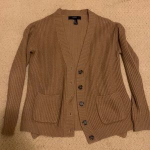 Brown Forever 21 cardigan